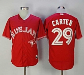 Toronto Blue Jays #29 Joe Carter Red New Cool Base Stitched Jersey,baseball caps,new era cap wholesale,wholesale hats